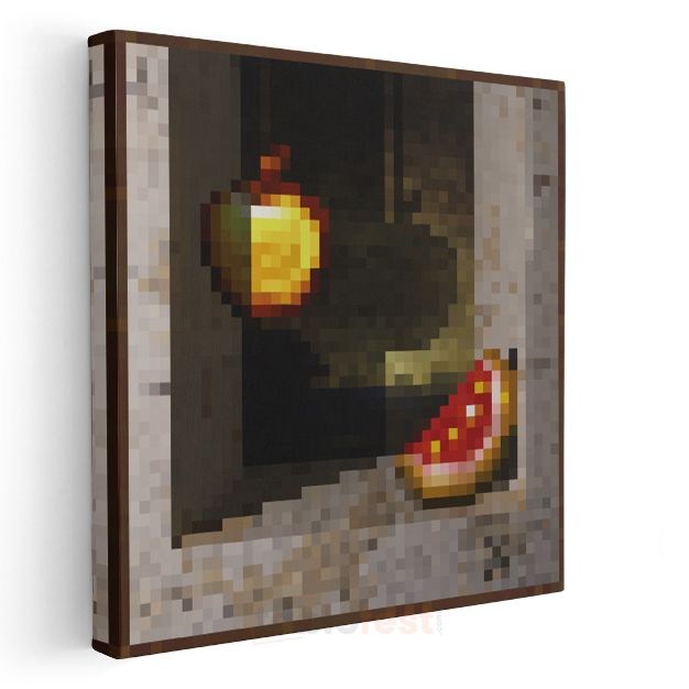 Minecraft - Cotán Piksel Kanvas Tablo