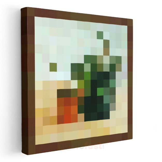 Minecraft - Paradisträd Kanvas Tablo