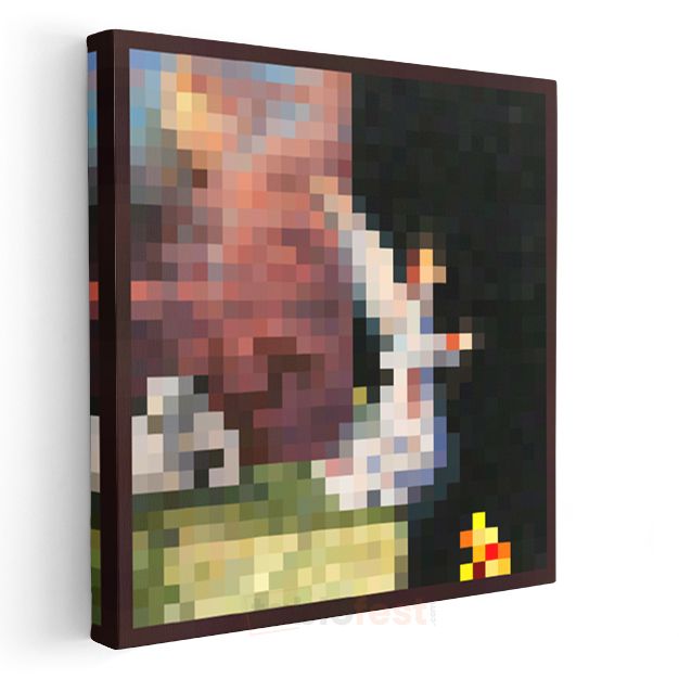 Minecraft - The Void Piksel Kanvas Tablo