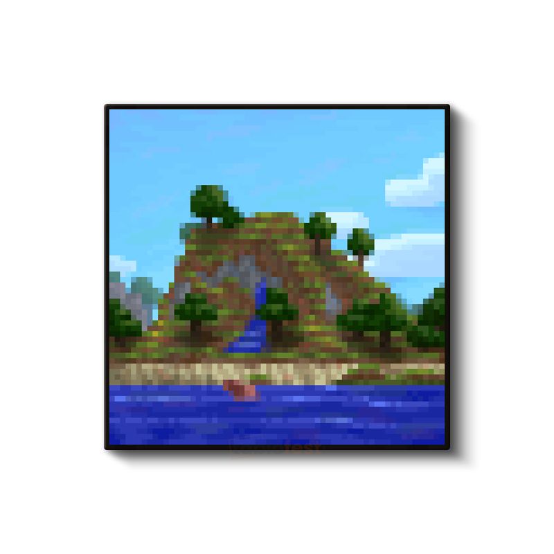 Minecraft - Unpacked Piksel Kanvas Tablo