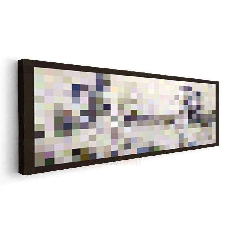 Minecraft - Bonjour Monsieur Courbet Piksel Kanvas Tablo