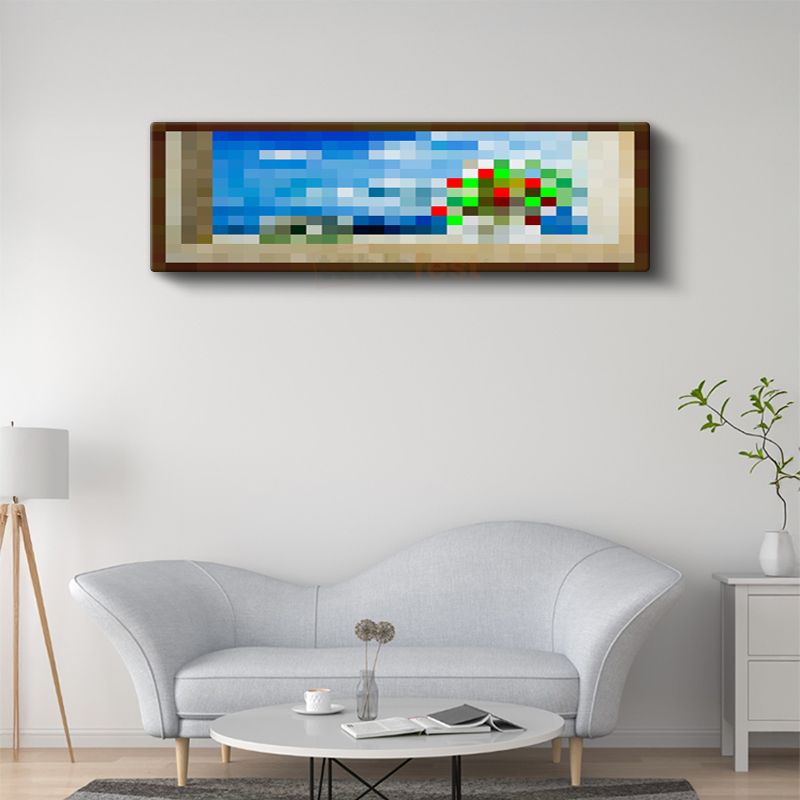 Minecraft - Seaside Piksel Kanvas Tablo