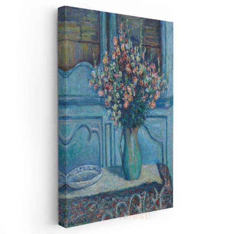 Henri Matisse - Mavi Vazoda Çiçekler Kanvas Tablo