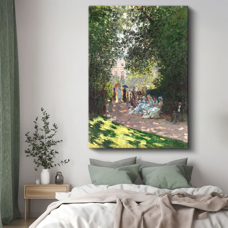 Claude Monet - Parc Monceau Kanvas Tablo