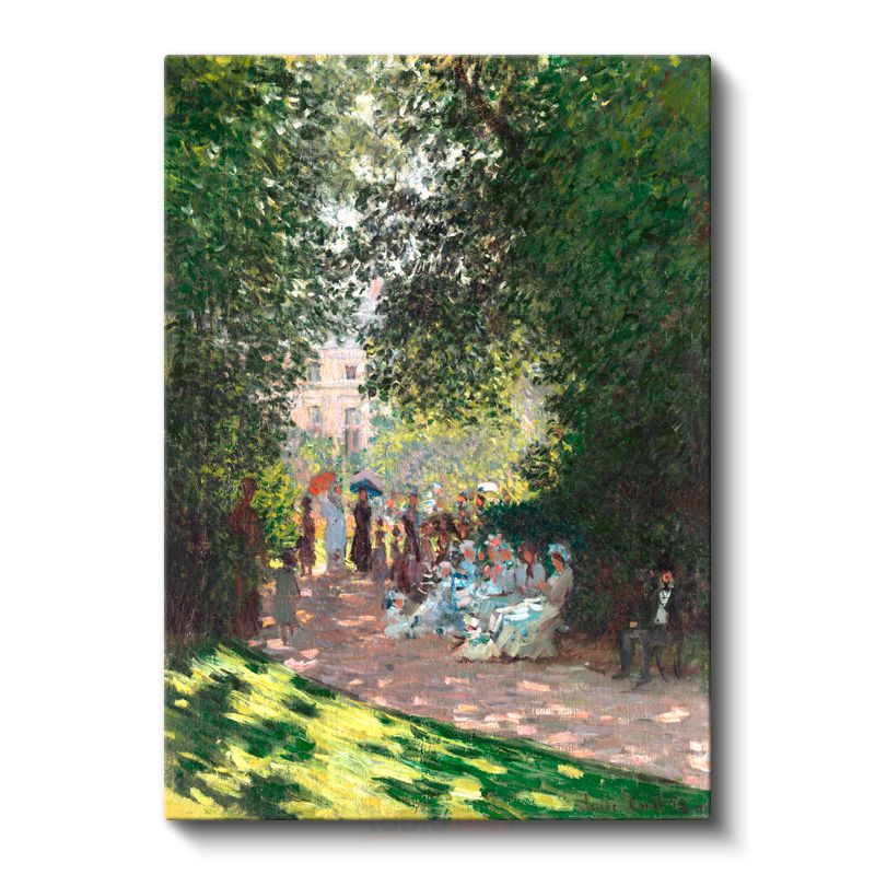 Claude Monet - Parc Monceau Kanvas Tablo