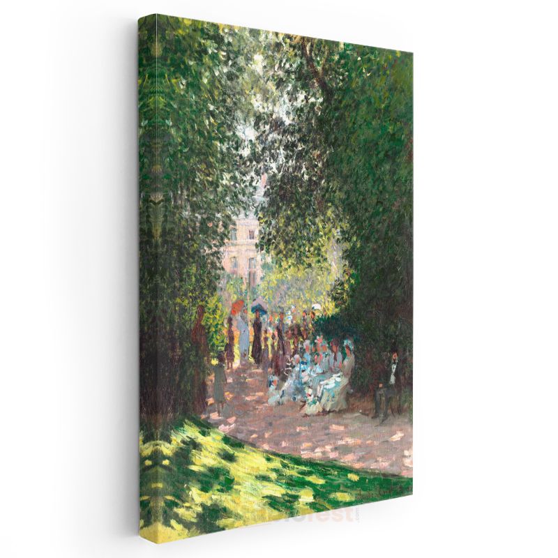 Claude Monet - Parc Monceau Kanvas Tablo