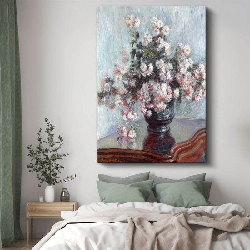 Claude Monet - Krizantemler Kanvas Tablo