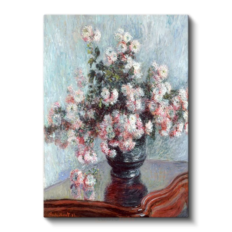 Claude Monet - Krizantemler Kanvas Tablo