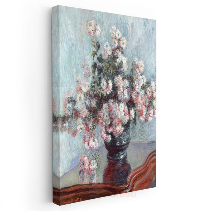 Claude Monet - Krizantemler Kanvas Tablo
