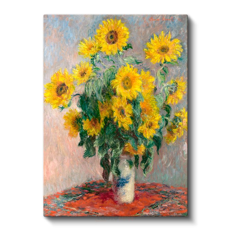 Claude Monet - Ayçiçekleri Kanvas Tablo