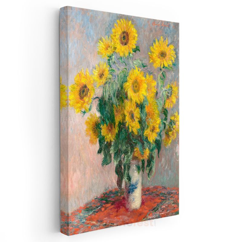 Claude Monet - Ayçiçekleri Kanvas Tablo