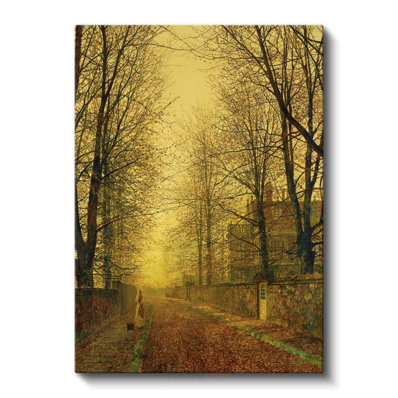 John Atkinson Grimshaw - Sonbahar Akşamı Kanvas Tablo