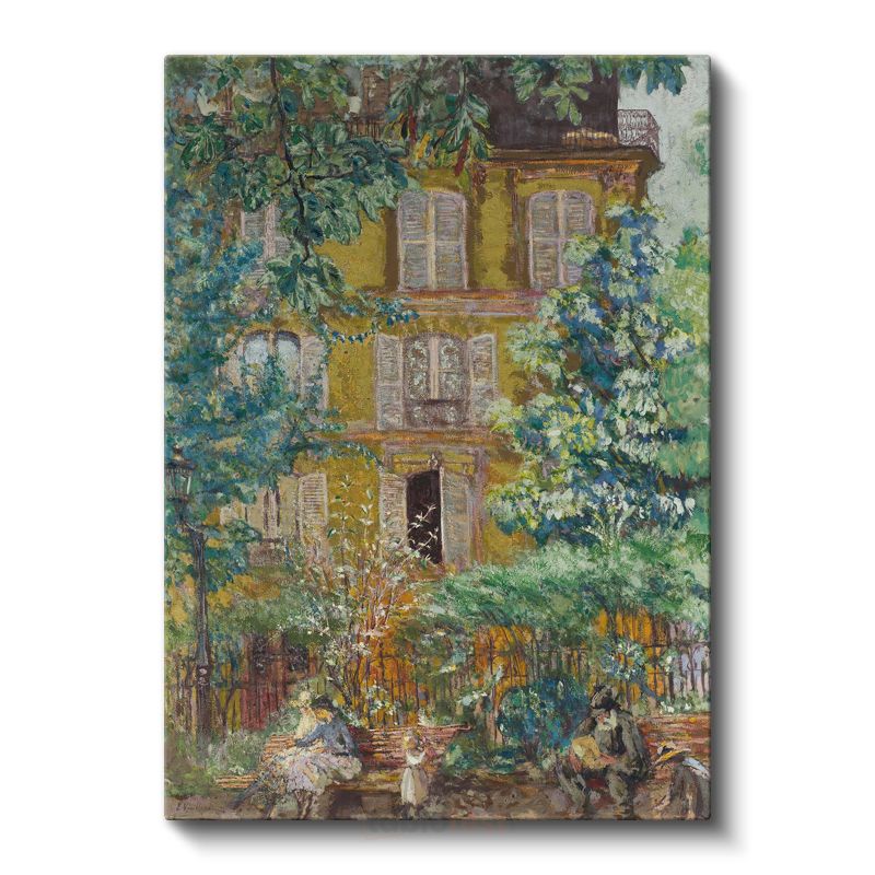 Edouard Vuillard - Sarı Ev ve Bahçe Kanvas Tablo