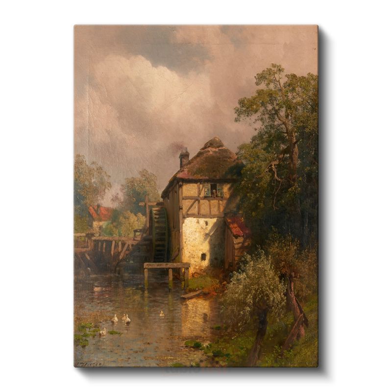 John Constable - Su Değirmeni Kanvas Tablo