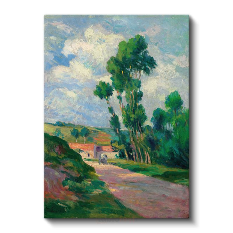 Maximilien Luce - Kırsal Yol Kanvas Tablo