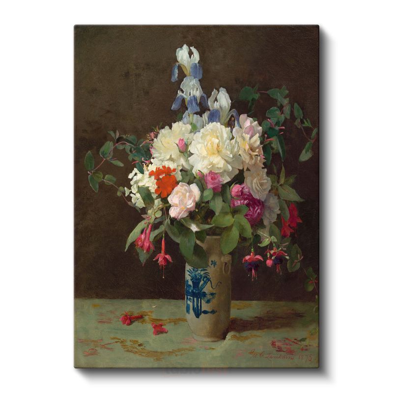 Henri Fantin-Latour - Çiçek Buketi Kanvas Tablo