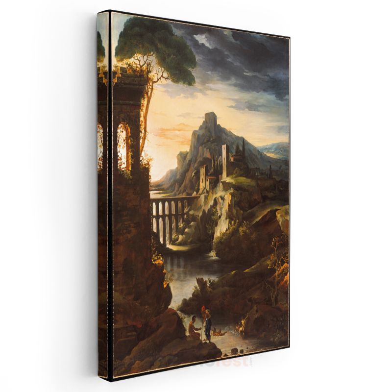 Claude Lorrain - Antik Manzara Kanvas Tablo