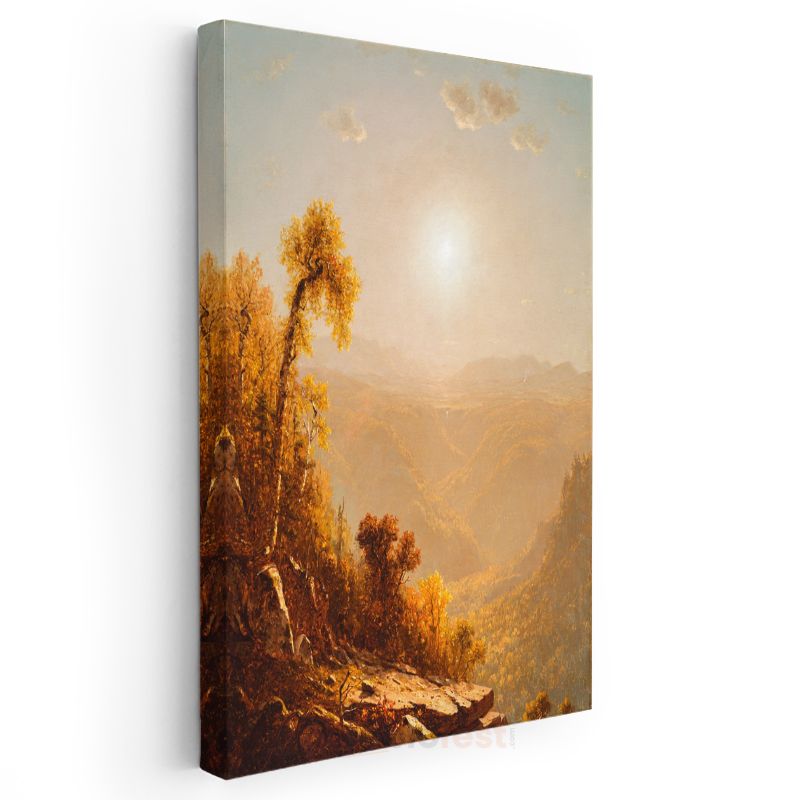 Frederic Edwin Church - Sonbahar Vadisi Kanvas Tablo