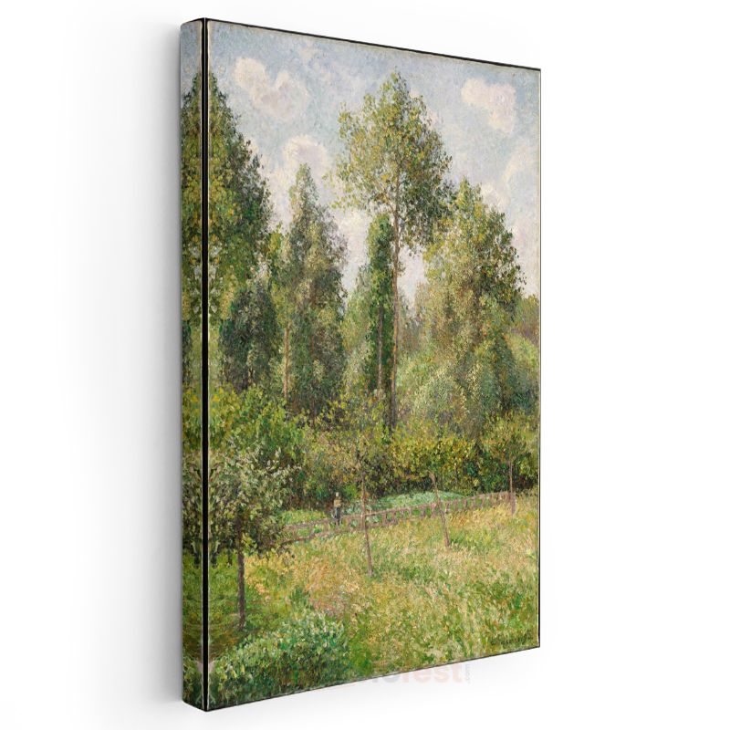 Camille Pissarro - Yeşil Çayır Kanvas Tablo