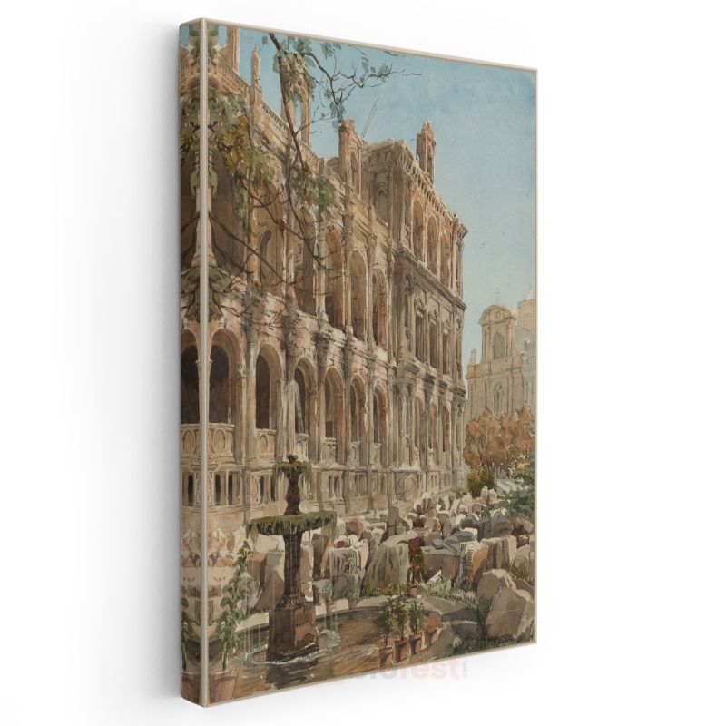 Richard Parkes Bonington - Roma Harabeleri Kanvas Tablo
