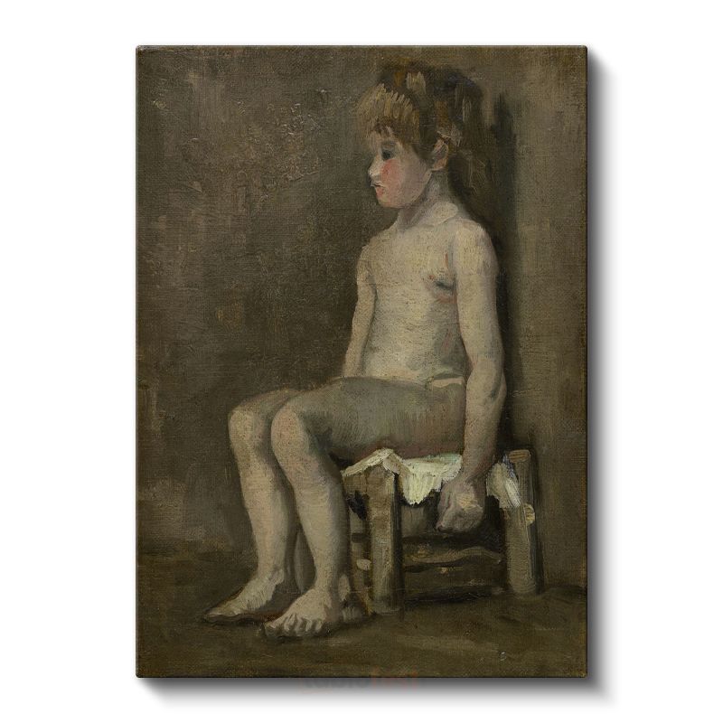 Vincent van Gogh - Sandalyede Oturan Çocuk Kanvas Tablo