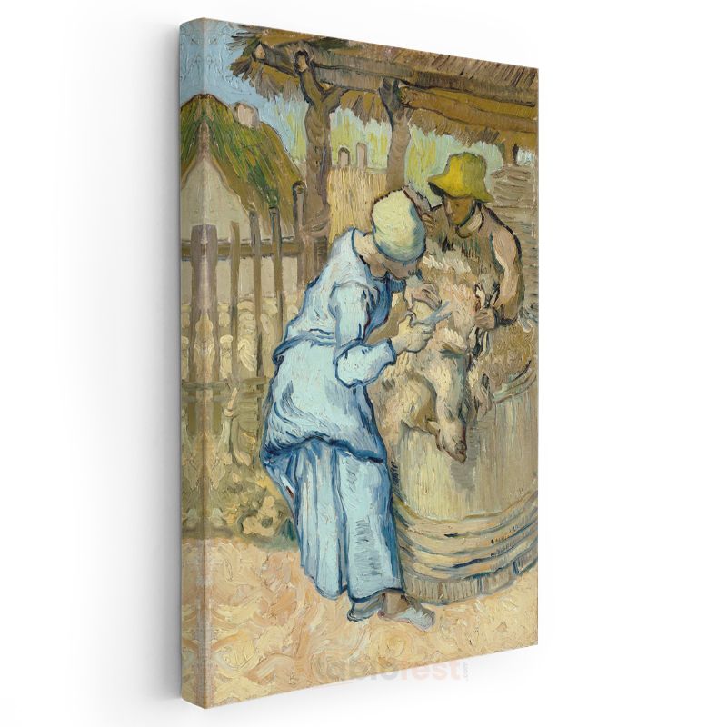 Vincent van Gogh - Koyun Kırpıcılar Kanvas Tablo