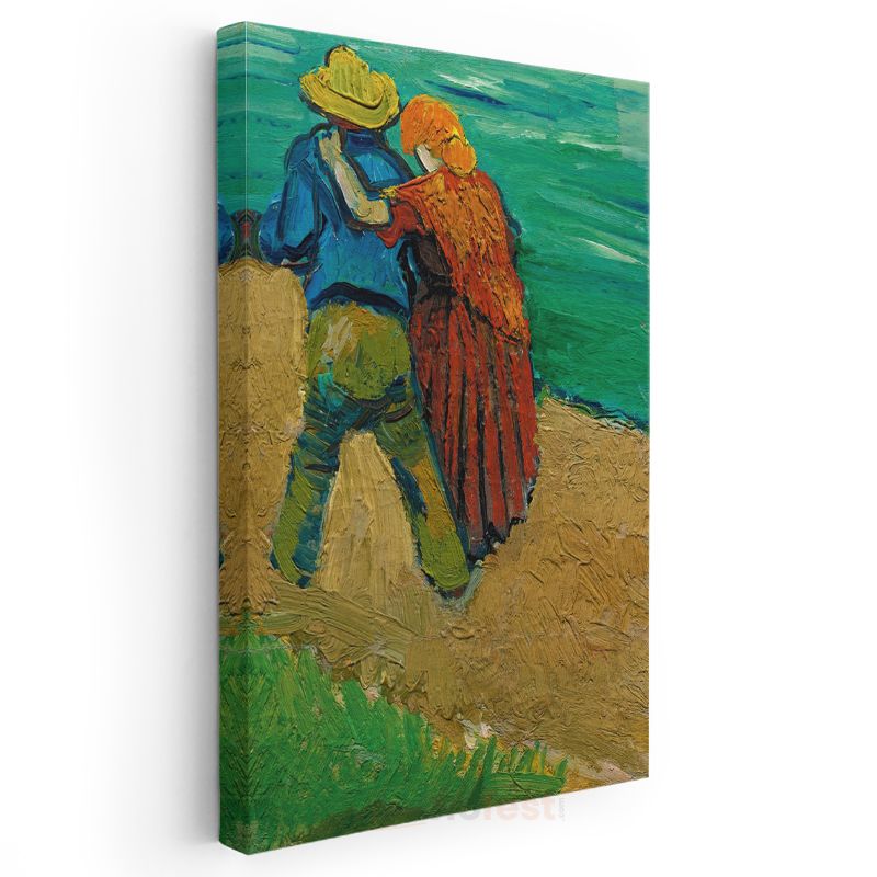 Vincent van Gogh - Arles'de Aşıklar Kanvas Tablo