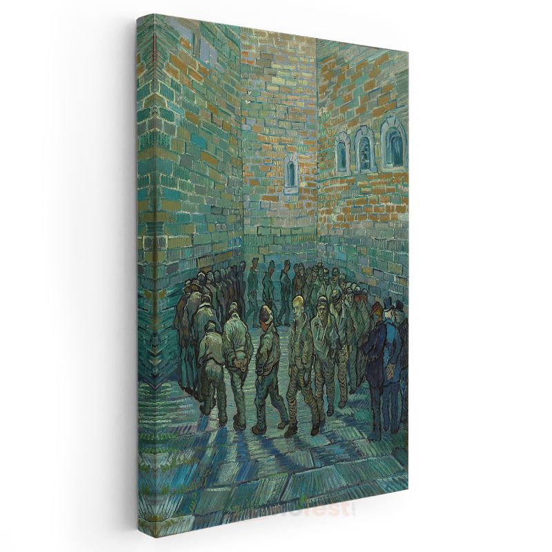 Vincent van Gogh - Hapishane Avlusu Kanvas Tablo