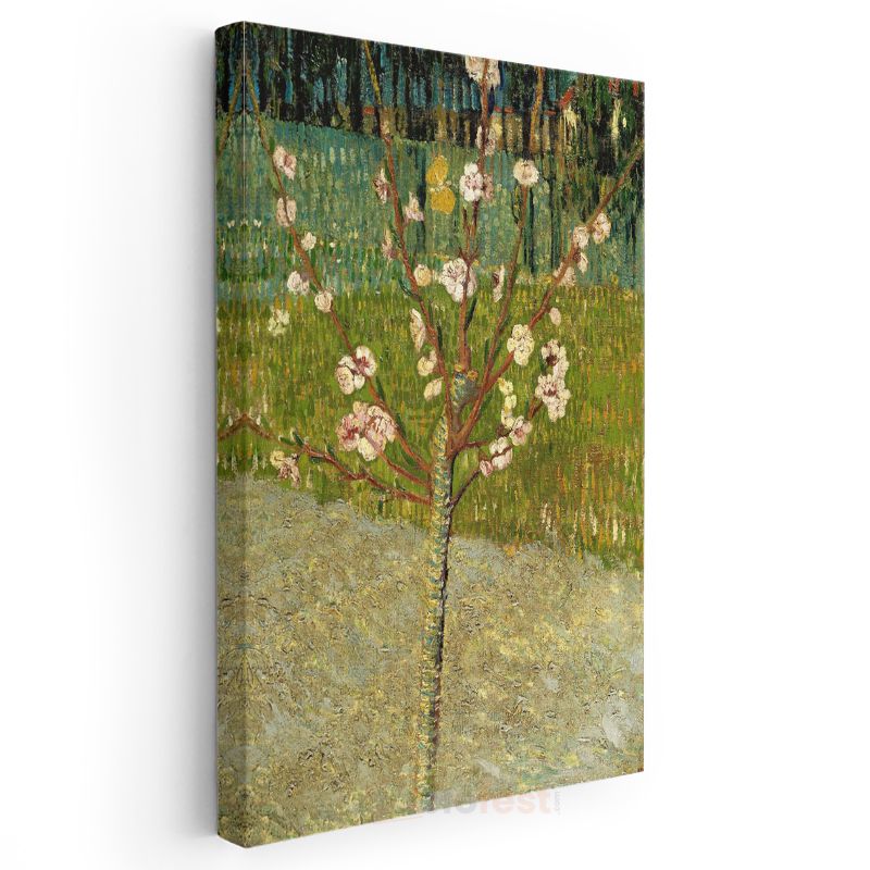 Vincent van Gogh - Çiçek Açan Badem Ağacı Kanvas Tablo