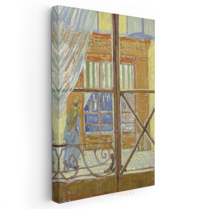 Vincent van Gogh - Pencereden Görünüm Kanvas Tablo