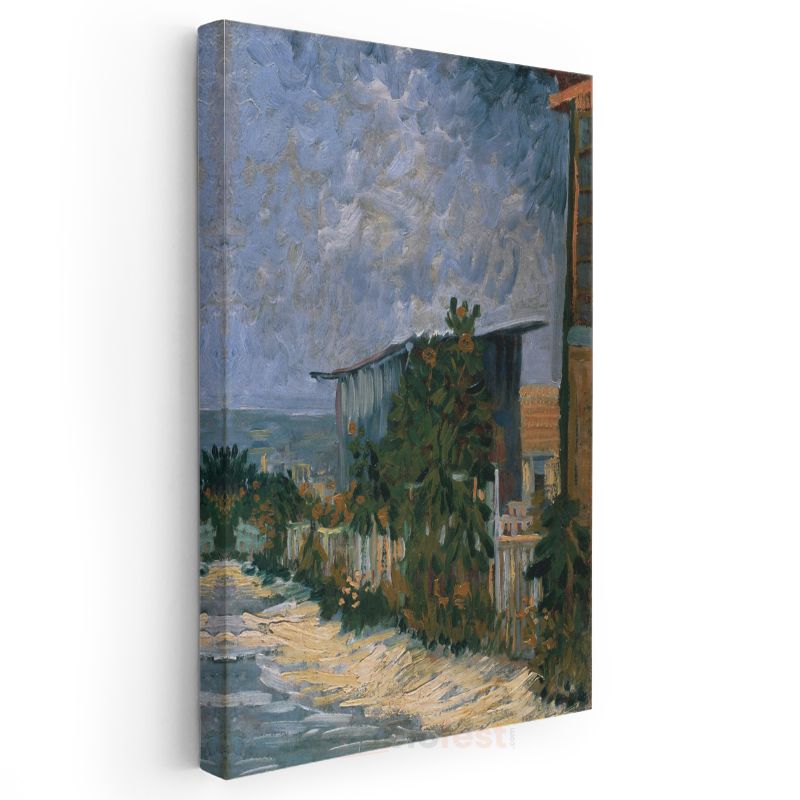 Vincent van Gogh - Montmartre Sokağı Kanvas Tablo
