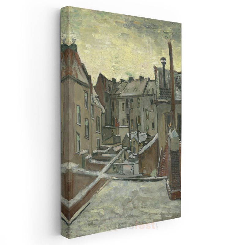 Vincent van Gogh - Antwerp'te Arka Bahçeler Kanvas Tablo