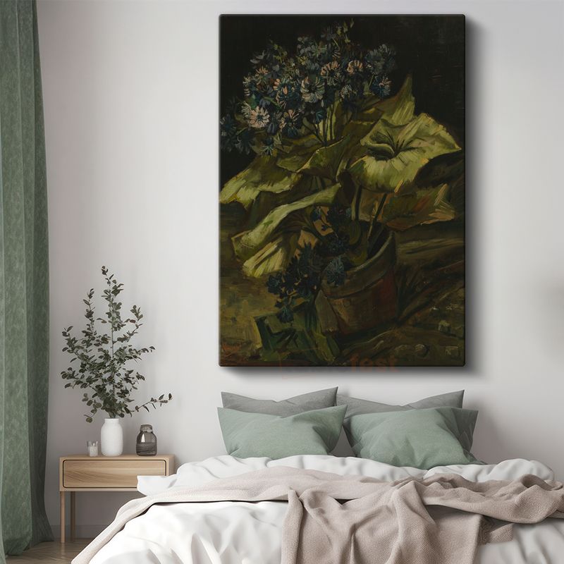 Vincent van Gogh - Saksıda Çiçekler Kanvas Tablo