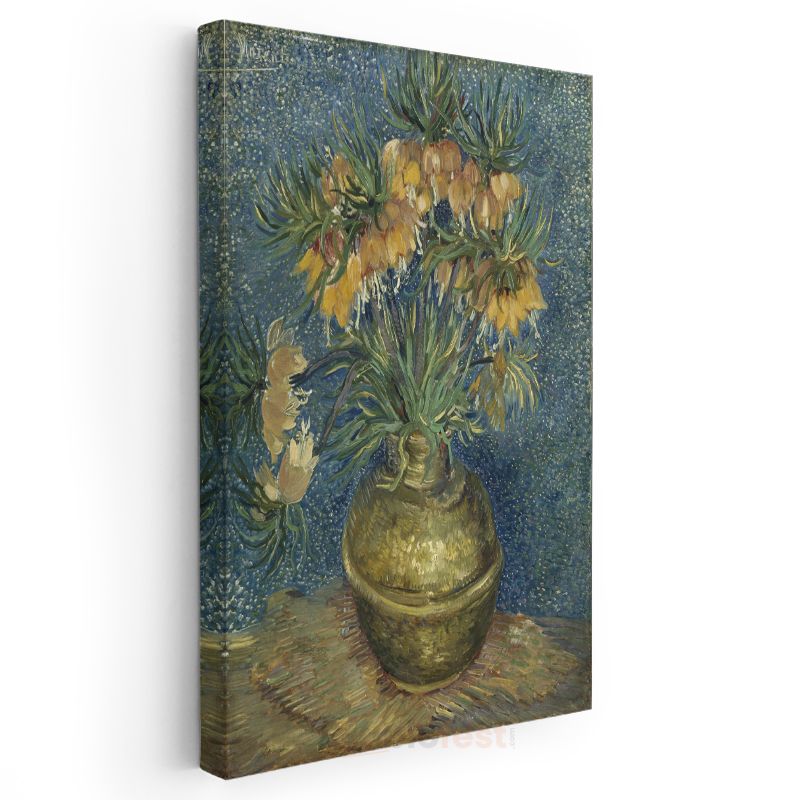 Vincent van Gogh - Vazoda Ters Lale Kanvas Tablo
