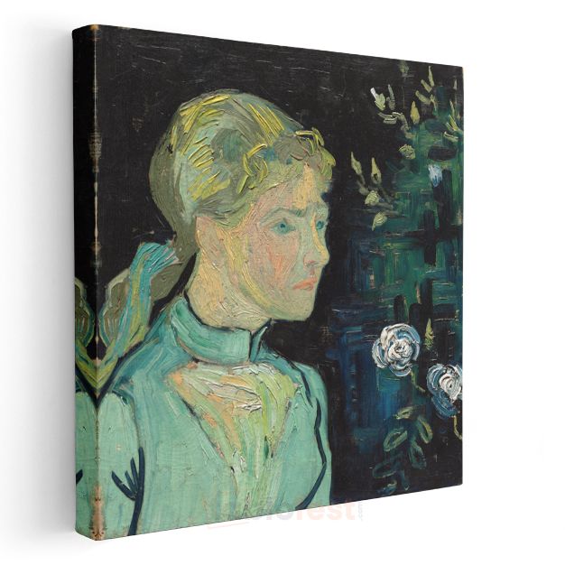 Vincent van Gogh - Adeline Ravoux'un Portresi Kanvas Tablo