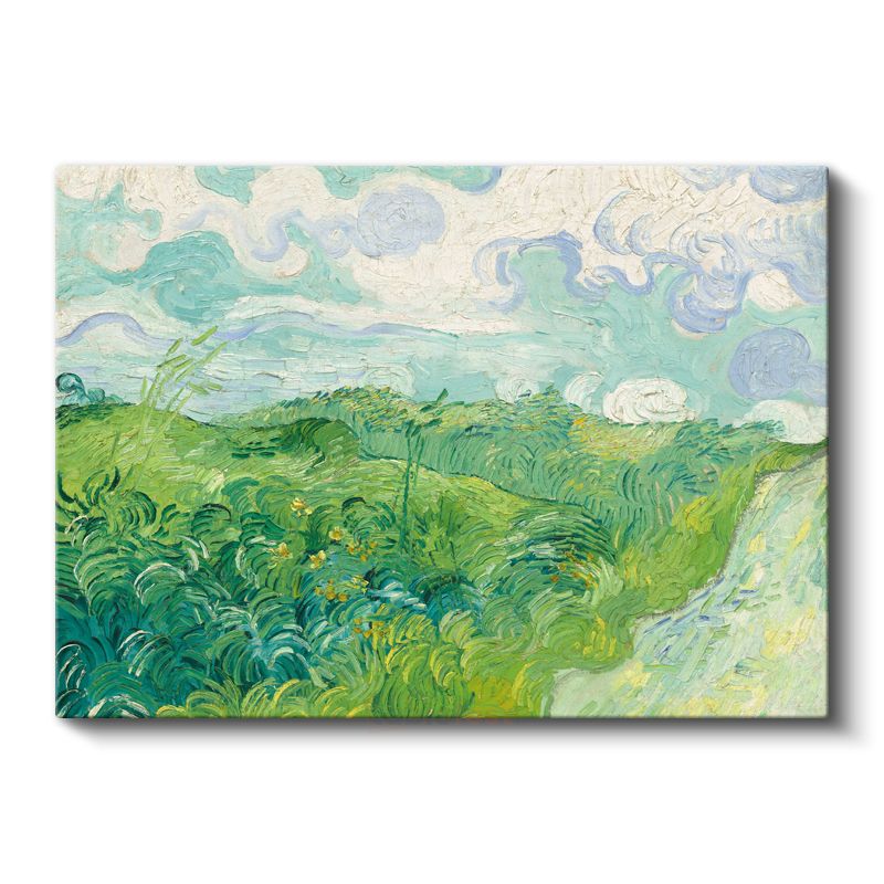 Vincent van Gogh - Yeşil Buğday Tarlası Kanvas Tablo