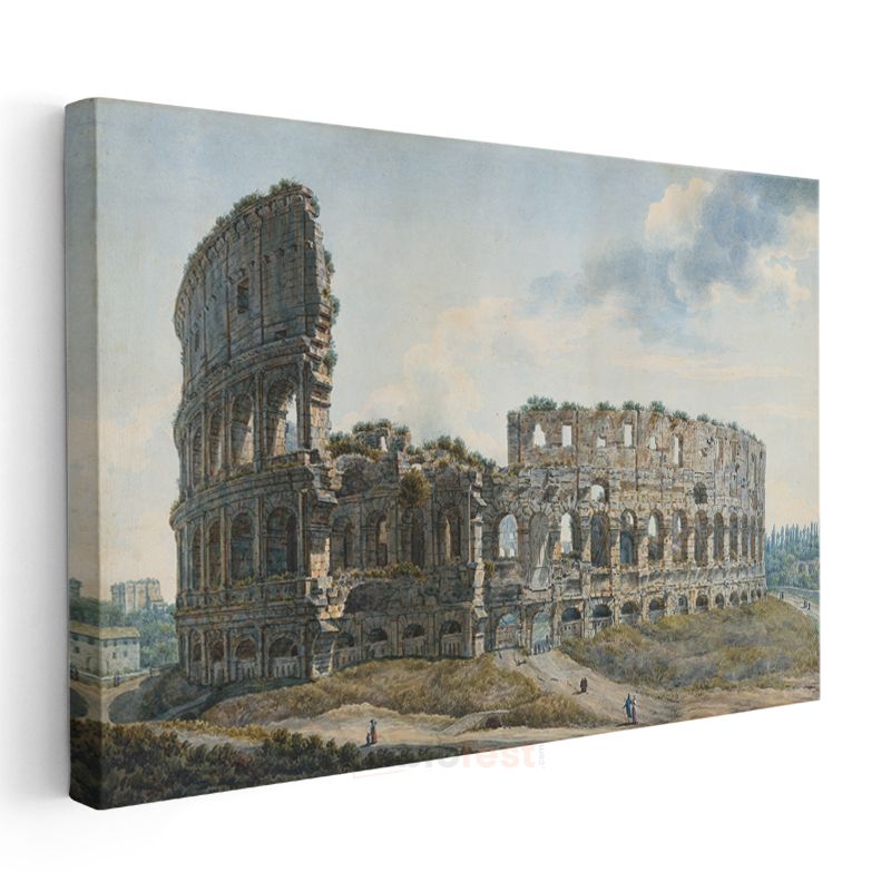Giovanni Paolo Panini - Roma Kolizesi Kanvas Tablo