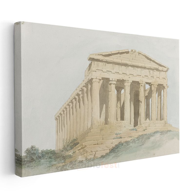 William Pars - Atina Parthenon Tapınağı Kanvas Tablo