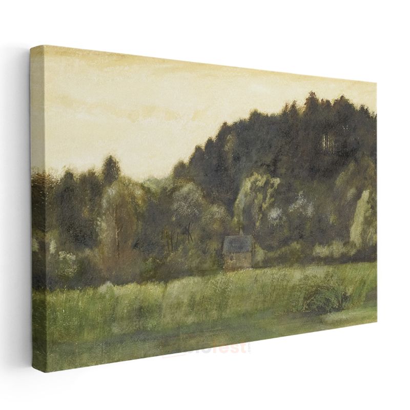 Jean-Baptiste-Camille Corot - Orman Manzarası Kanvas Tablo