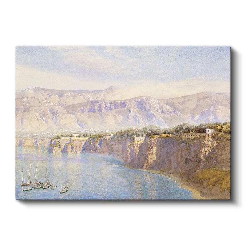 J.M.W. Turner - Akdeniz Kıyısı Manzarası Kanvas Tablo