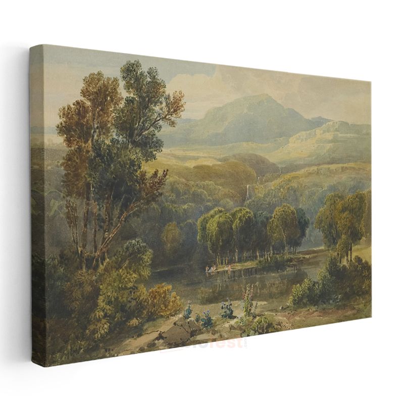 William Turner - Kırsal Manzara Kanvas Tablo