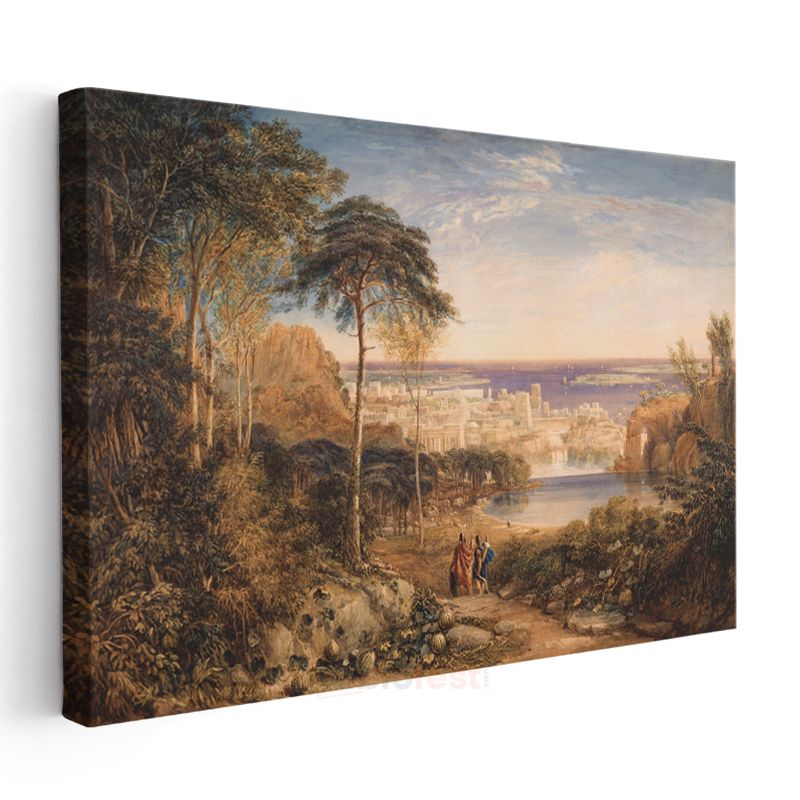 J.M.W. Turner - Kartaca Manzarası Kanvas Tablo