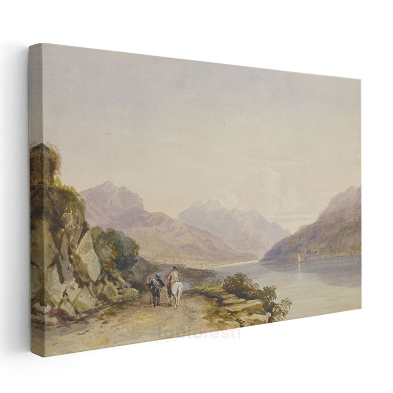 J.M.W. Turner - Dağ Manzarası Kanvas Tablo