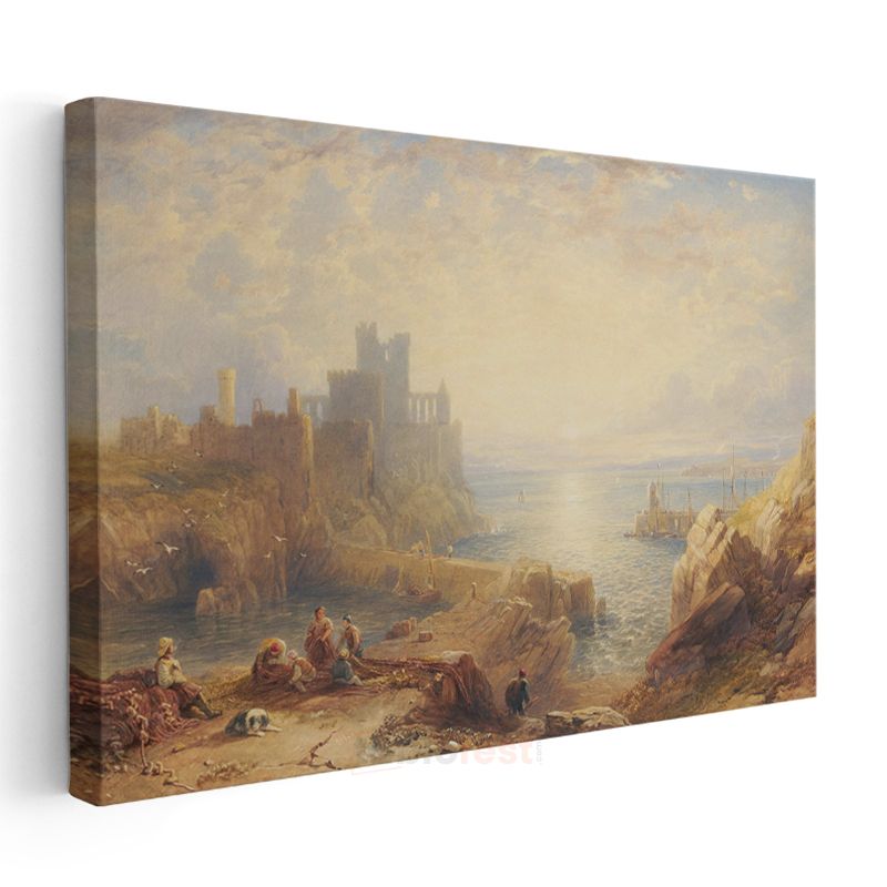 J.M.W. Turner - Conway Kalesi Kanvas Tablo