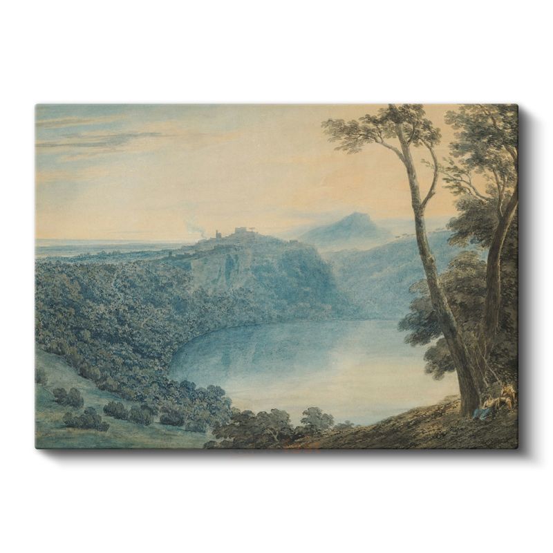 J.M.W. Turner - Nemi Gölü Manzarası Kanvas Tablo