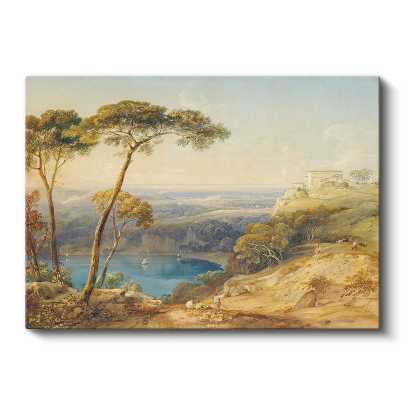 J.M.W. Turner - İtalyan Kıyıları Kanvas Tablo