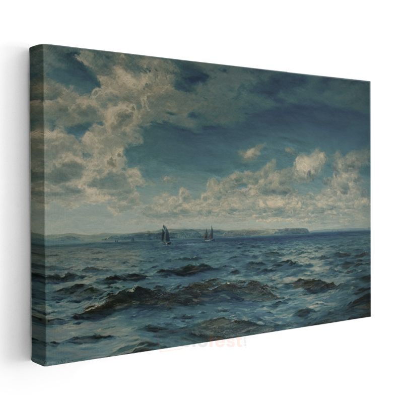Claude Monet - Açık Deniz Manzarası Kanvas Tablo