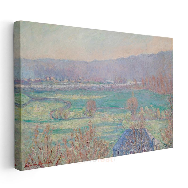 Blanche Hoschedé-Monet - Kır Manzarası Kanvas Tablo