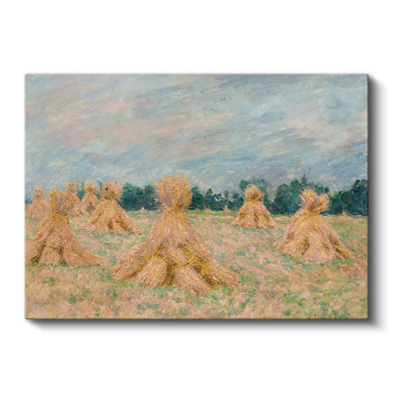 Claude Monet - Saman Balyaları Kanvas Tablo