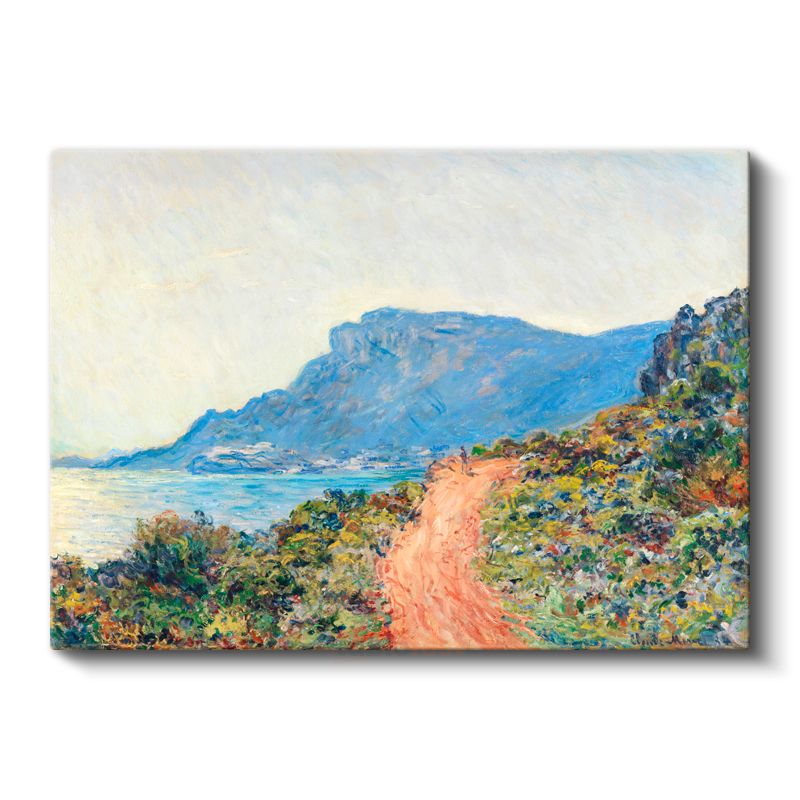 Claude Monet - La Corniche Kıyı Patikası Kanvas Tablo